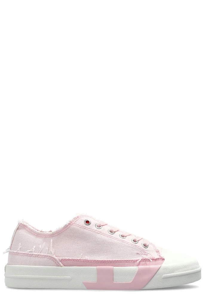 Diesel Diesel Frayed-Detailed Lace-Up Sneakers 1