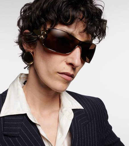 Celine Eyewear Triomphe Metal Racer shield sunglasses 3