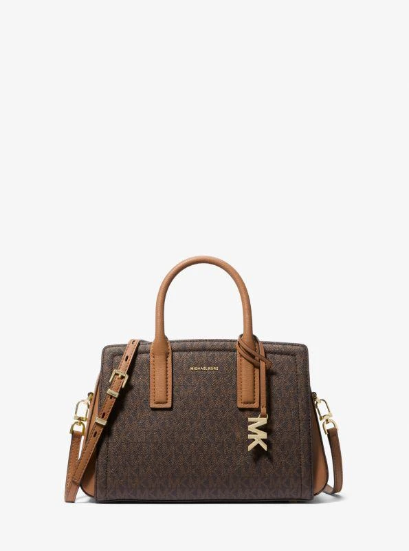 michael_kors Laila Small Signature Logo Satchel 1