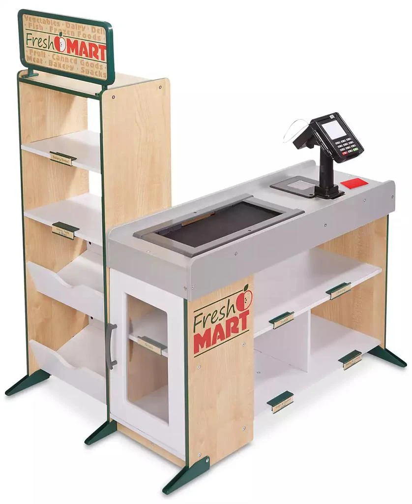 Melissa & Doug Melissa & Doug Freestanding Wooden Fresh Mart Grocery Store 8