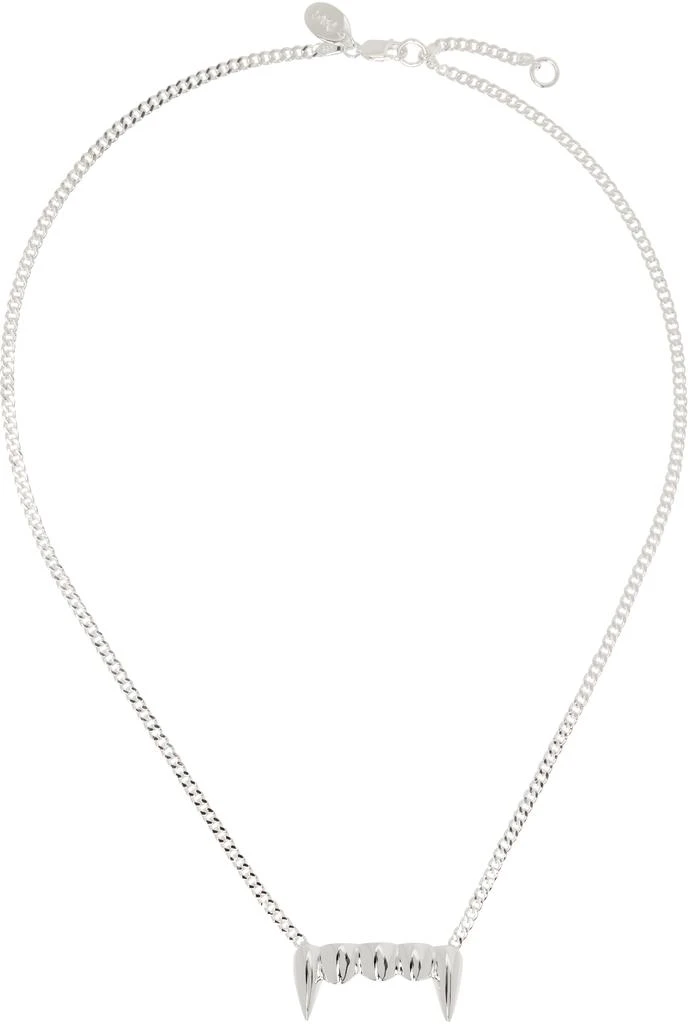 Perks and Mini Silver Fangz Necklace 1