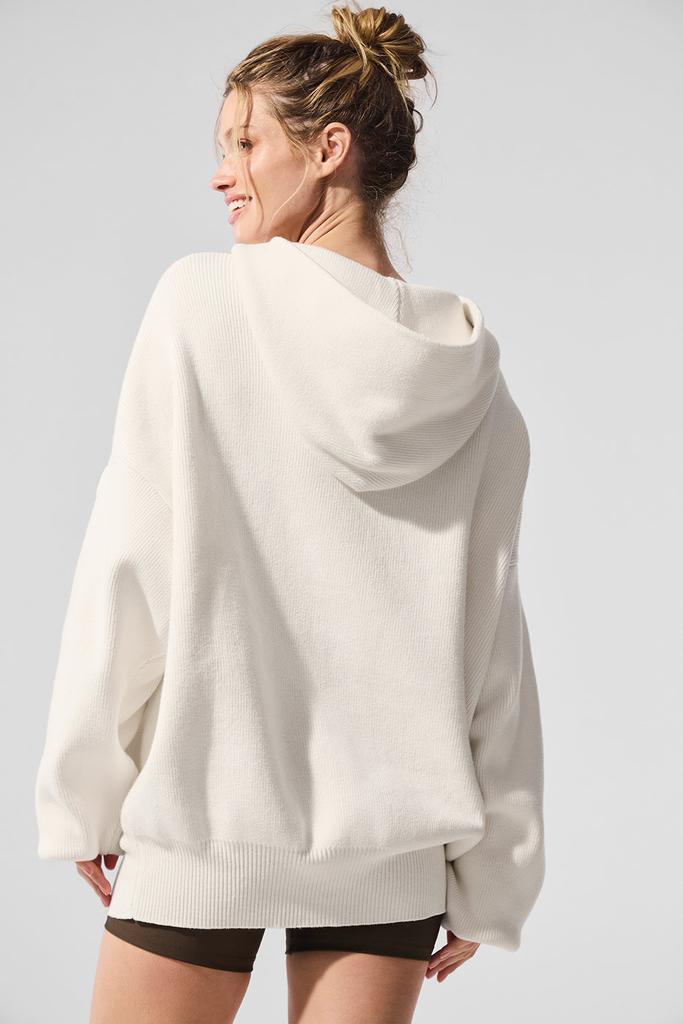 Alo Scholar Hooded Sweater - Ivory