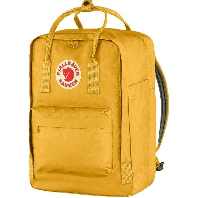 Fjällräven Fjallraven Kanken F23524-160 Backpack Unisex 15" Yellow Laptop Sleeve Bag ERK802 1