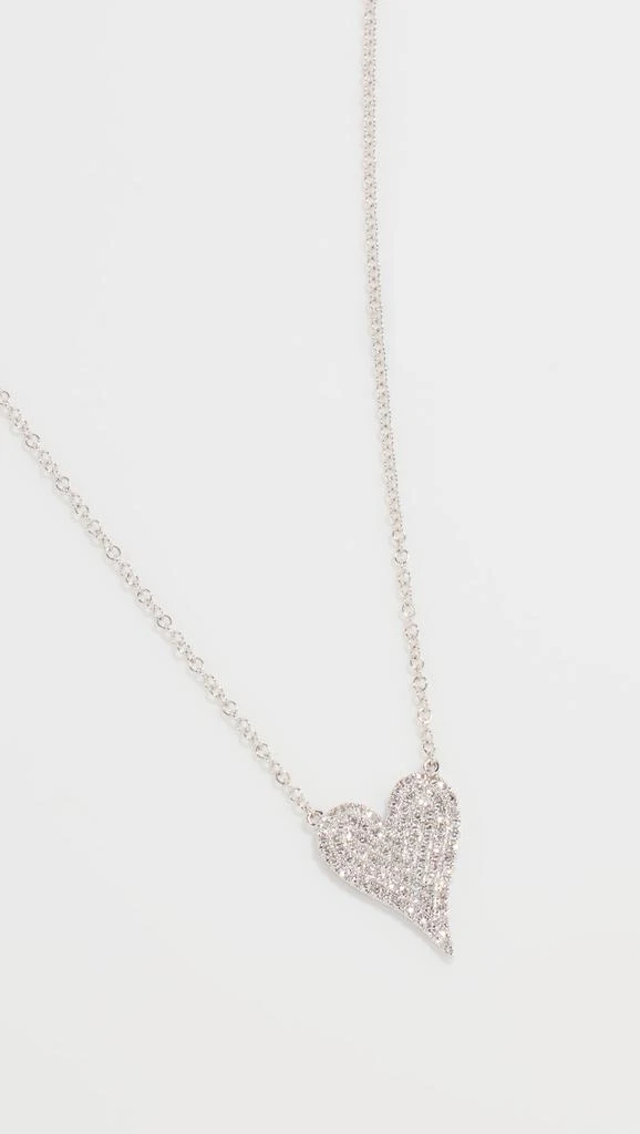 Stephanie Gottlieb 14k Small Pave Heart Necklace 1