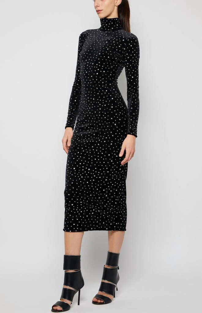 PRABAL GURUNG Prabal Gurung - Long Sleeve Crystal Turtleneck Dress 3