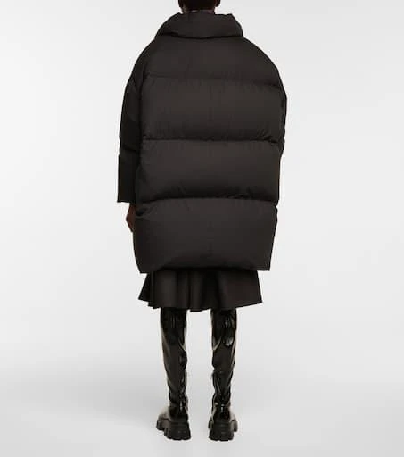 Prada Funnel-neck down and cotton coat 3