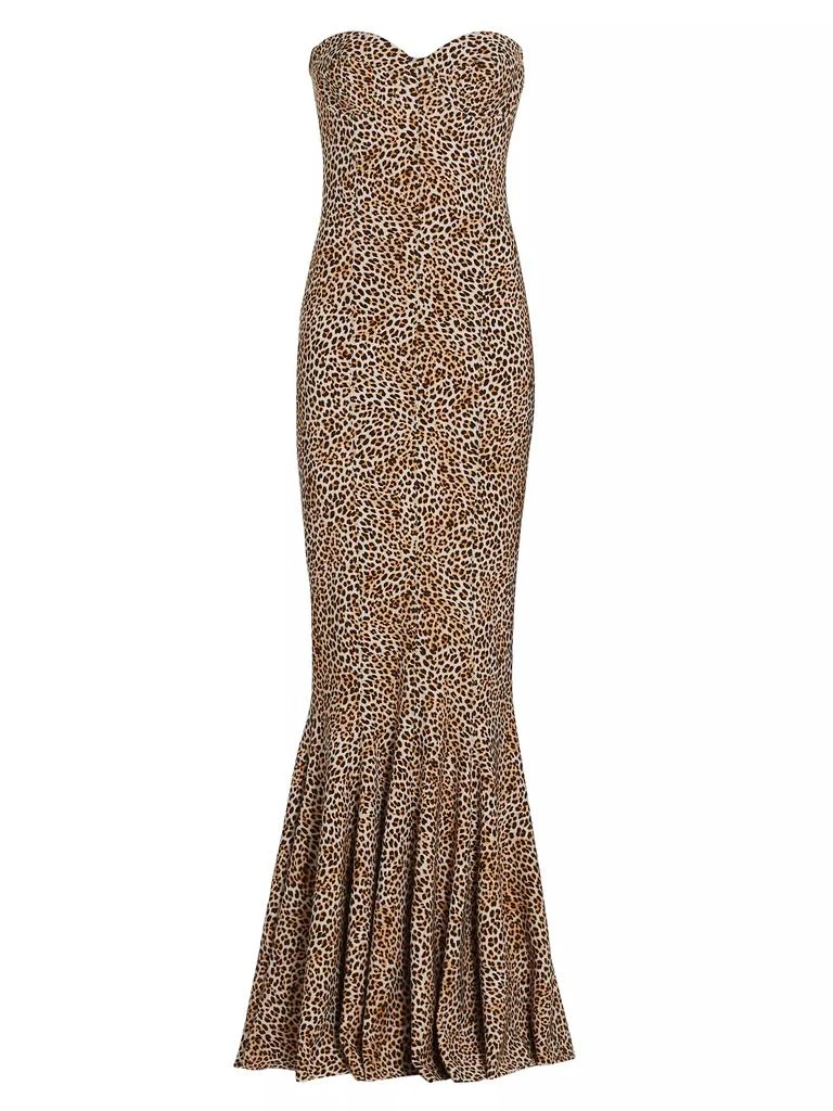 Norma Kamali Bonded Corset Gown 1