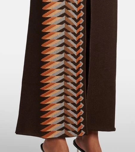 Rabanne Lamé jacquard maxi dress 5