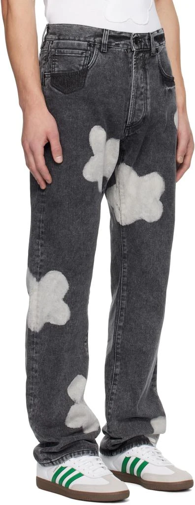 FORMA Black Bleached Flowers Jeans 2