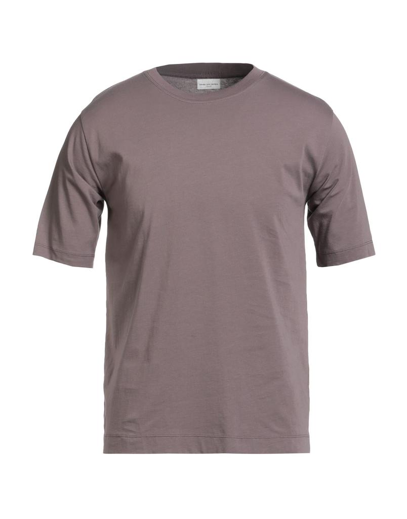 Dries Van Noten Gray Sheer Draped T-shirt - T-Shirts