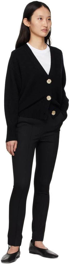 Loulou Studio Black Wool Pinzon Trousers 4
