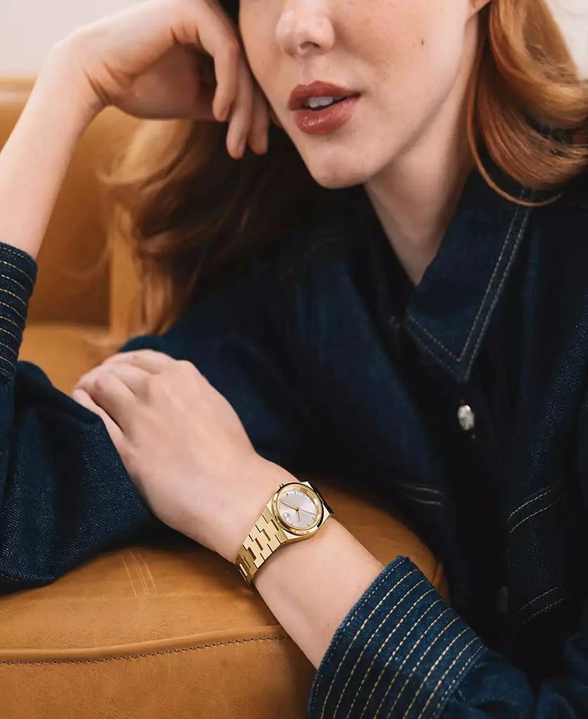 Movado Women's Bold Quest Swiss Quartz Ionic Plated Light Rose Gold Steel Watch, 28mm 6