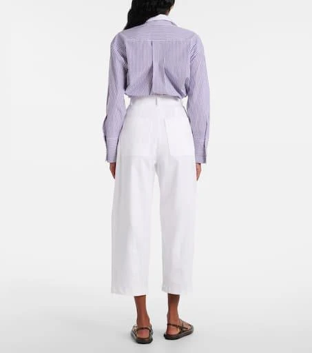 Max Mara Mina cotton-blend wide-leg pants 3