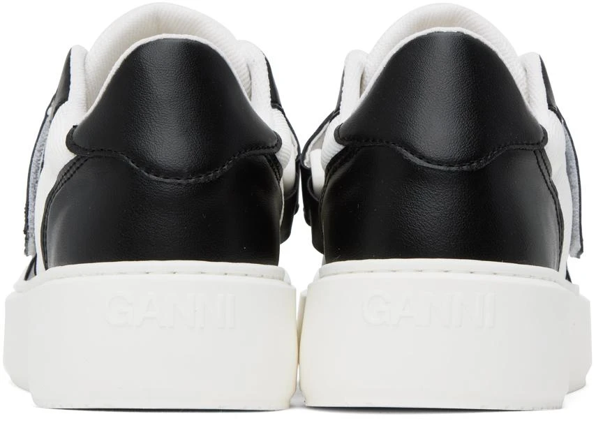 Ganni Black & White Sporty Sneakers 2