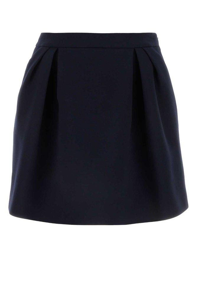 Alessandra Rich Alessandra Rich Pleated Mini Skirt