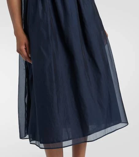 Max Mara Fatoso silk-blend organza midi dress 5