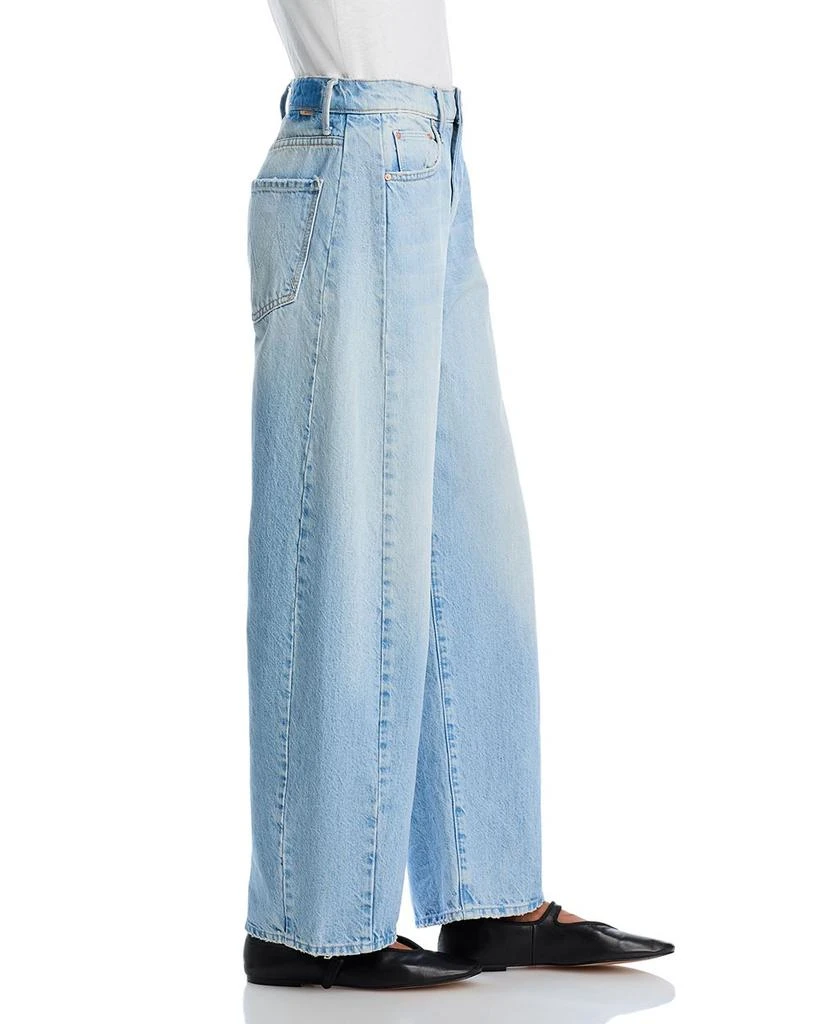 MOTHER The Full Pipe Flood High Rise Barrel Jeans in Back Pedal 4