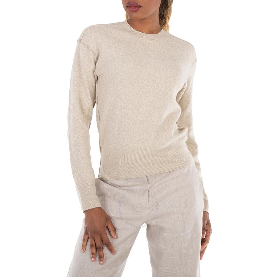 Burberry Burberry Crewneck Logo Embroidered Sweater, Size Medium