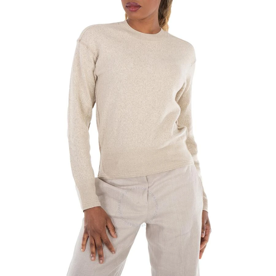 Burberry Burberry Crewneck Logo Embroidered Sweater, Size Medium 1