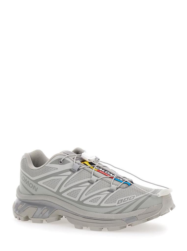 Salomon 
Xt-6
 Grey Sneaker With Logo Applied On The Tongue And Chunky Sole In Fabric Unisex