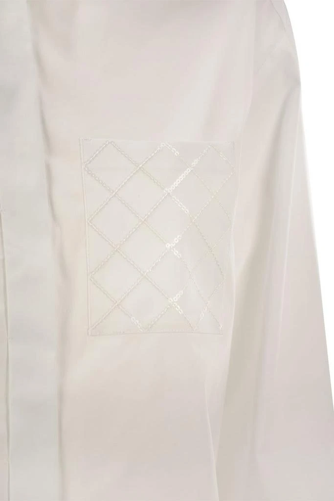 Peserico STRETCH COTTON POPLIN SHIRT 4