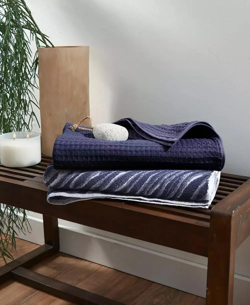 Uchino Shibori Cotton Bath Towel, 30" x 60" 4