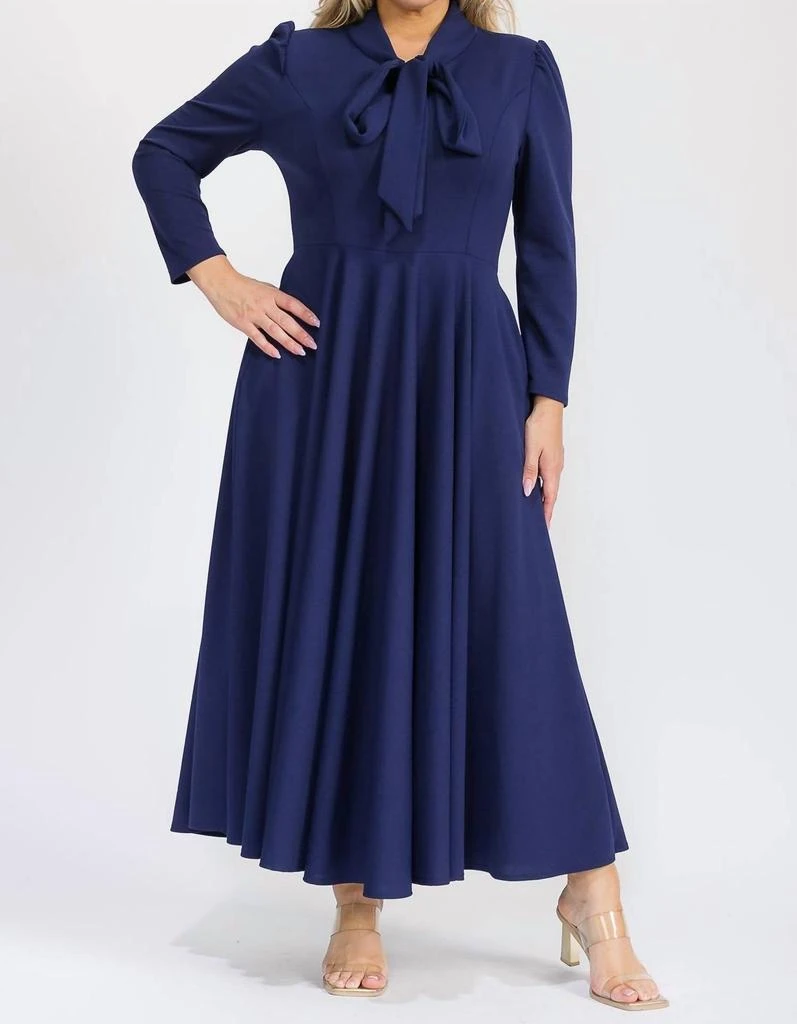 white christmas dresses Linen Dress Tunic KAREN in Pale Blue