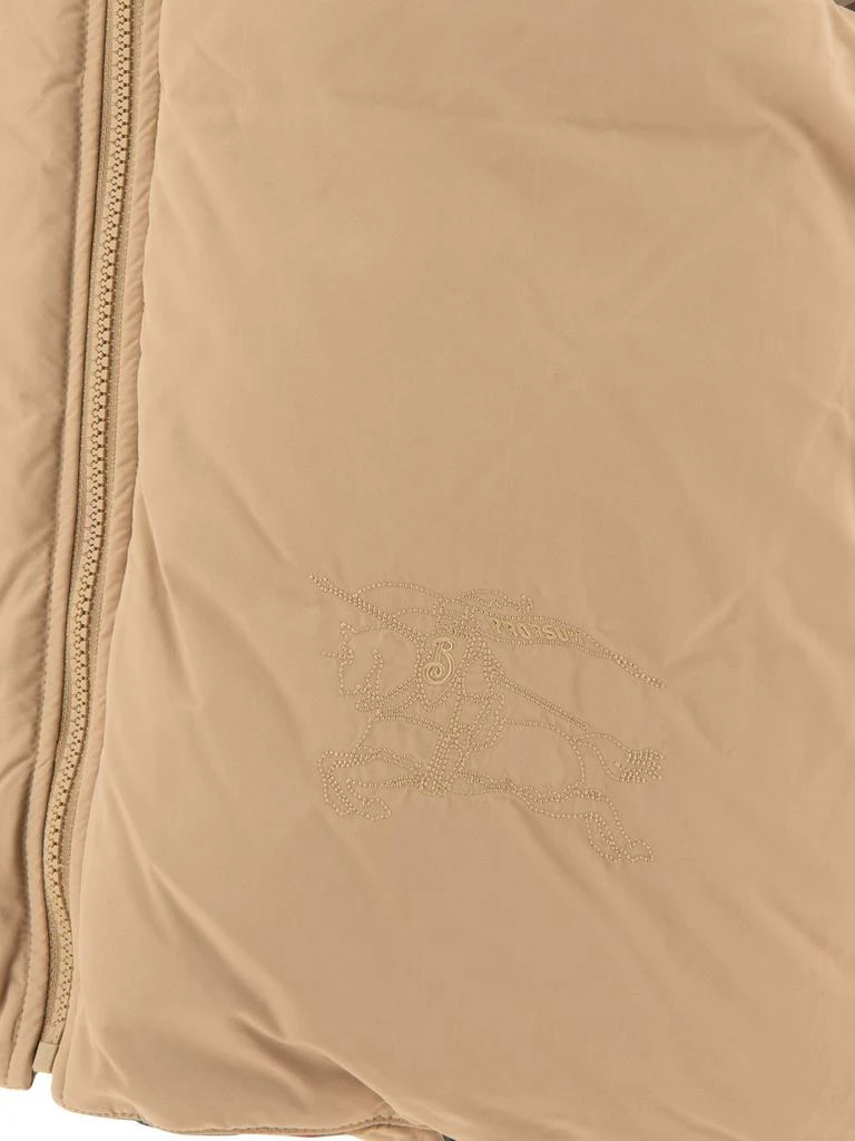 Burberry Burberry Kids Reversible Checked Hooded Down Gilet 5