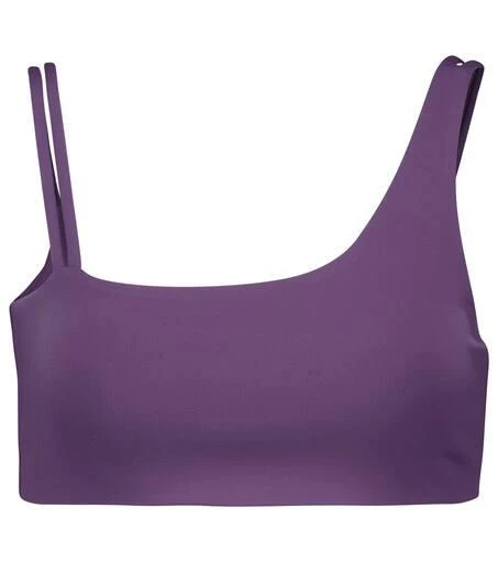 Live The Process Crescent asymmetric sports bra 1