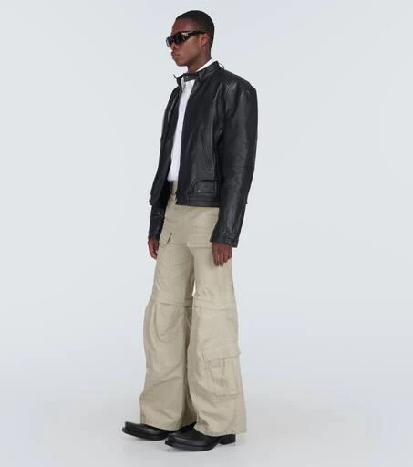 Balenciaga Hybrid flared cotton cargo pants 2