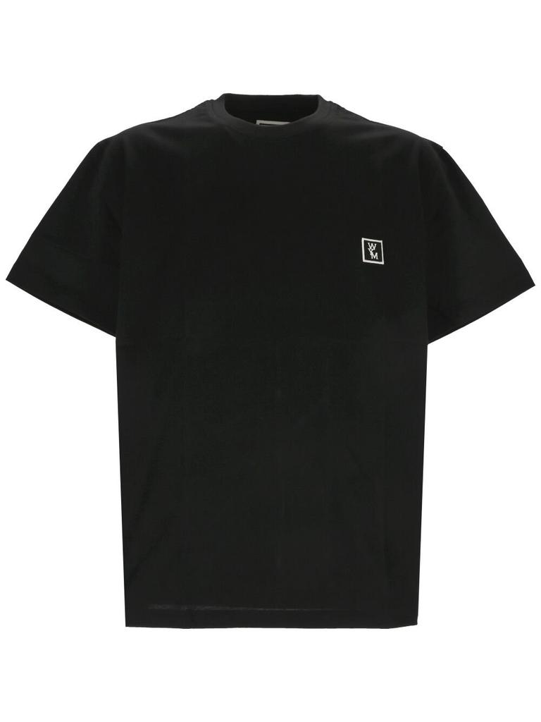 【関税込み】WOOYOUNGMI ブラック Square Label Tシャツ 国内送関込】WOOYOUNGMI ブラック Square Label Tシャツ Tシャツ