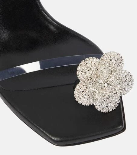 Magda Butrym Embellished leather and PVC sandals 6