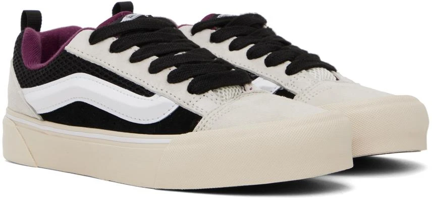 Vans Off-White & Black Knu Skool Vlt LX Sneakers 4