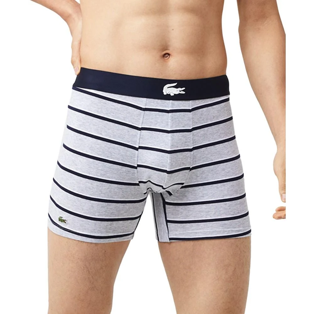 Lacoste Men's Casual Stretch Boxer Brief Set, 3 Pack 8
