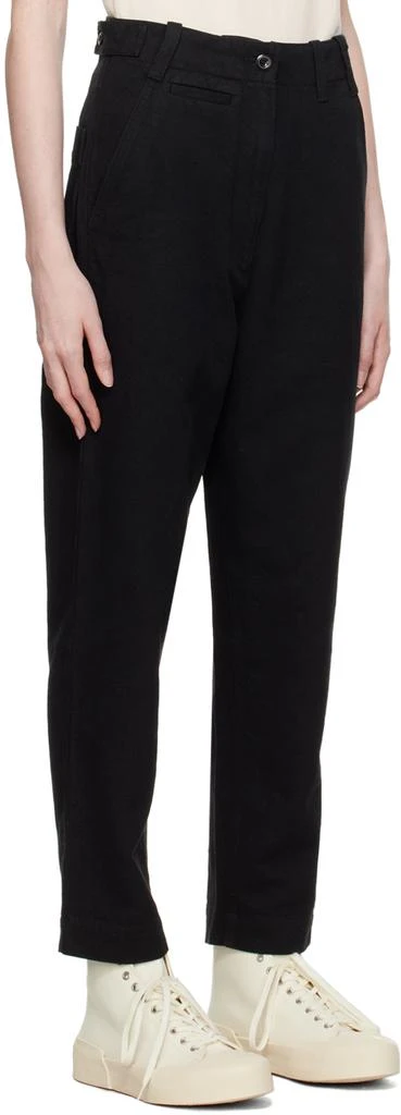 Margaret Howell Black Tapered Trousers 2