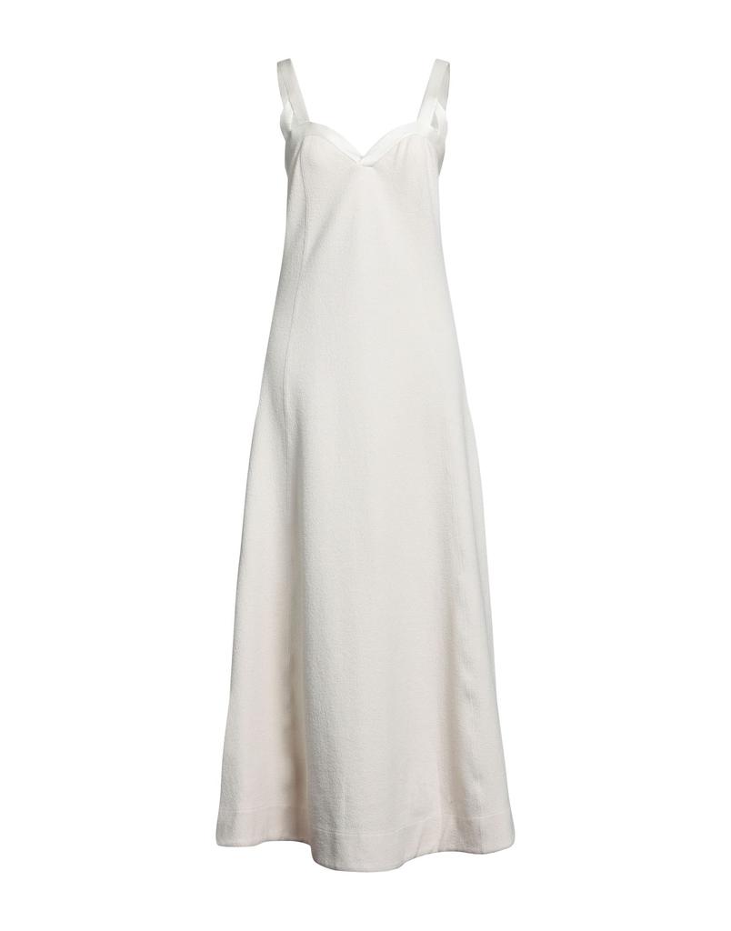オールインワン・サロペット Jil Sander Ivory Viscose Blend Dress Jil Sander CREAM VISCOSE BLEND DRESS | REVERSIBLE