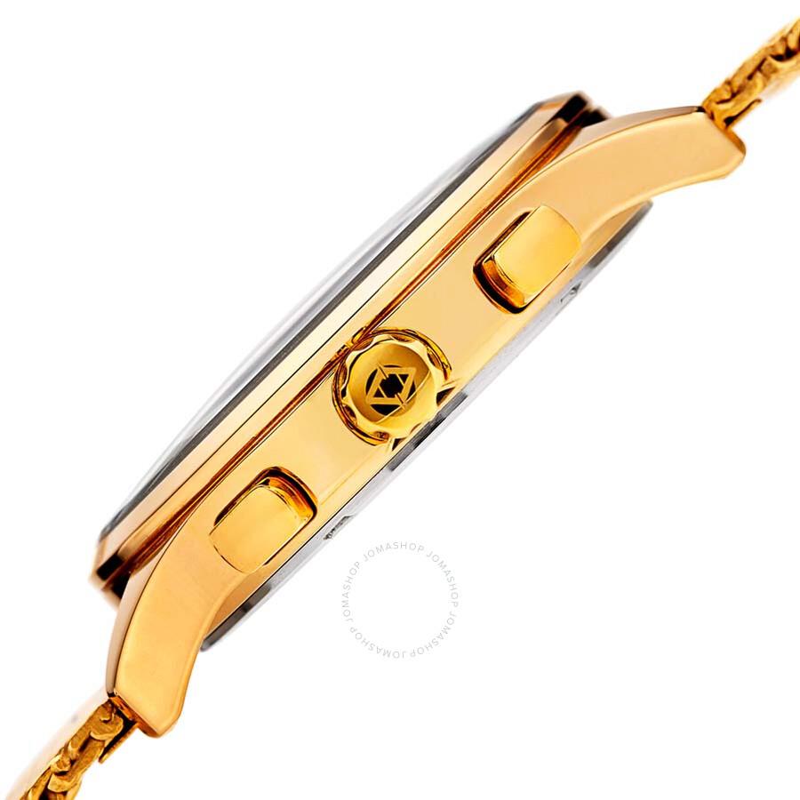 Akribos XXIV Open Box - Akribos XXIV Black Dial Gold-tone Men's Watch AK844YGB