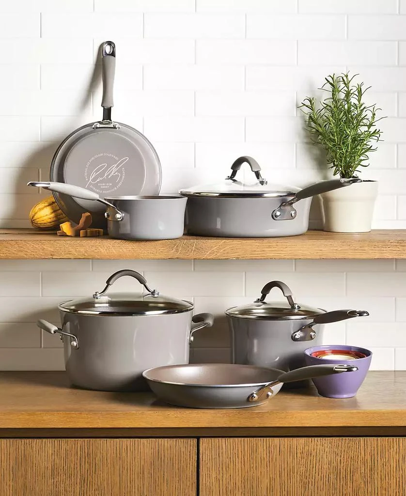 Rachael Ray Cucina Porcelain Enamel 14 Piece Nonstick Cookware and Measuring Cup Set 10