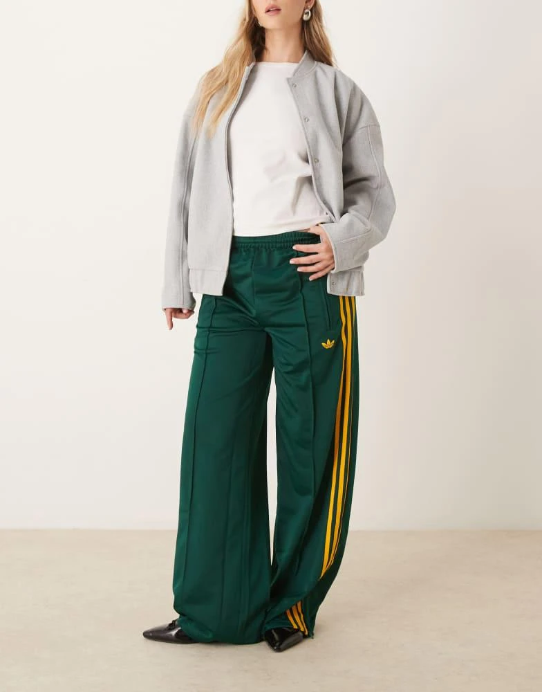 Adidas adidas Originals Firebird Loose track pants in green 5