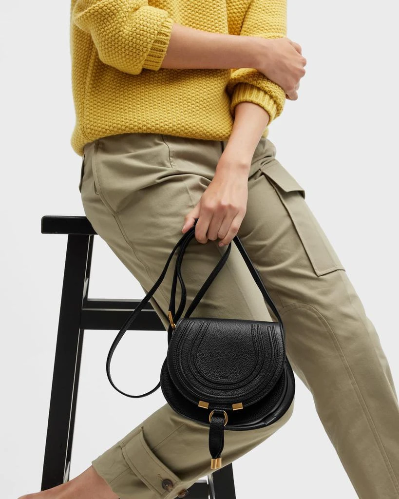 Chloé Marcie Small Crossbody Bag in Grained Calfskin 4