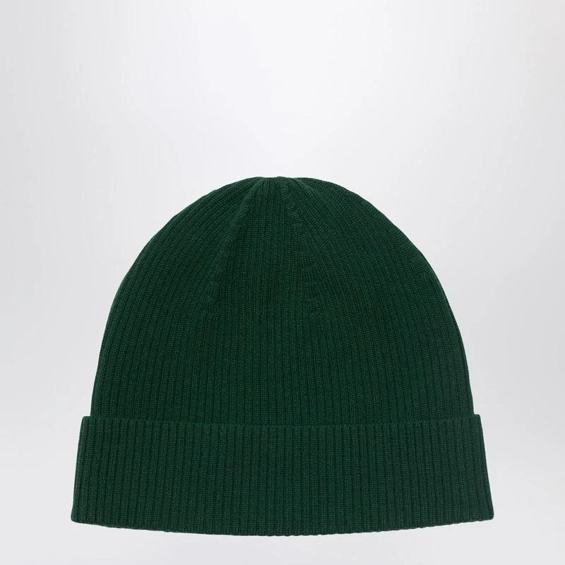 Burberry Dark green wool bonnet 2