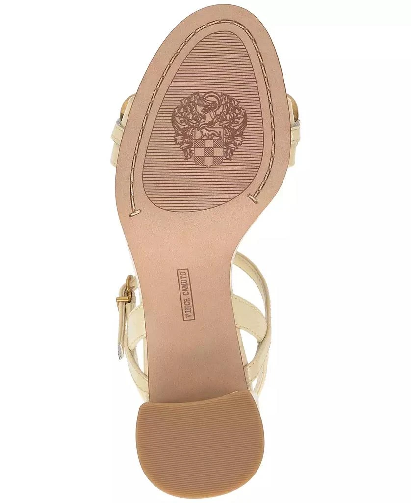 Vince Camuto Women
s Chirie Chain T-Strap Block-Heel Sandals 5