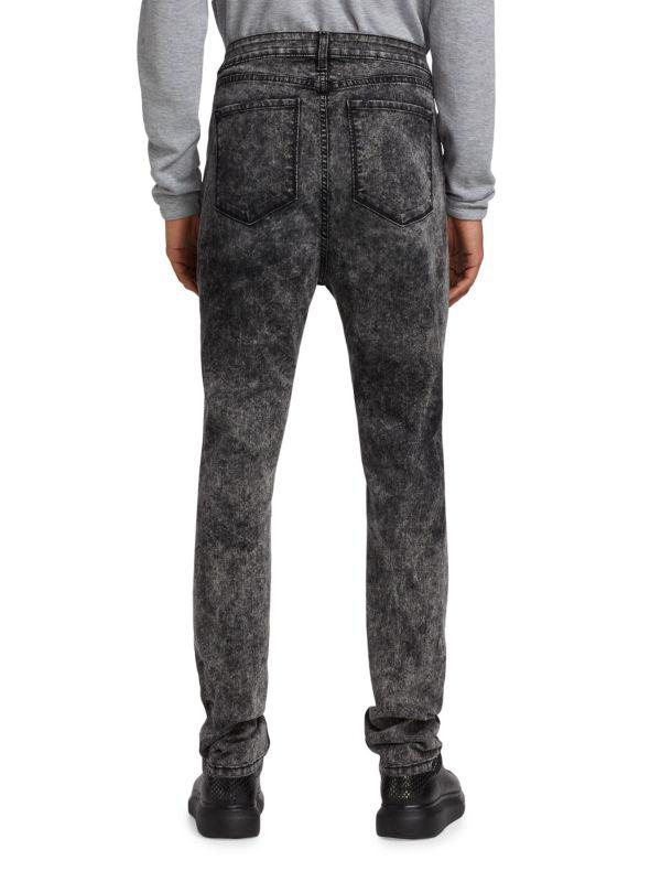 Monfrère Greyson Acid Wash Distressed Jeans