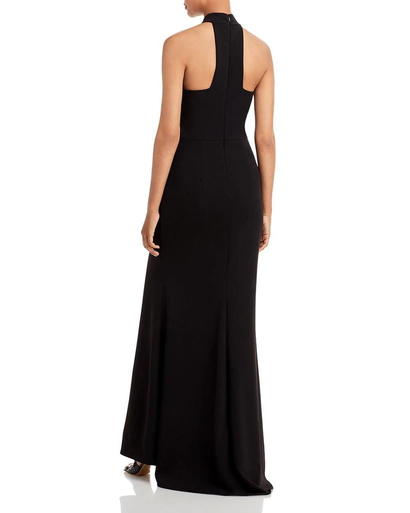 AQUA Halter Neck Gown - Exclusive 7