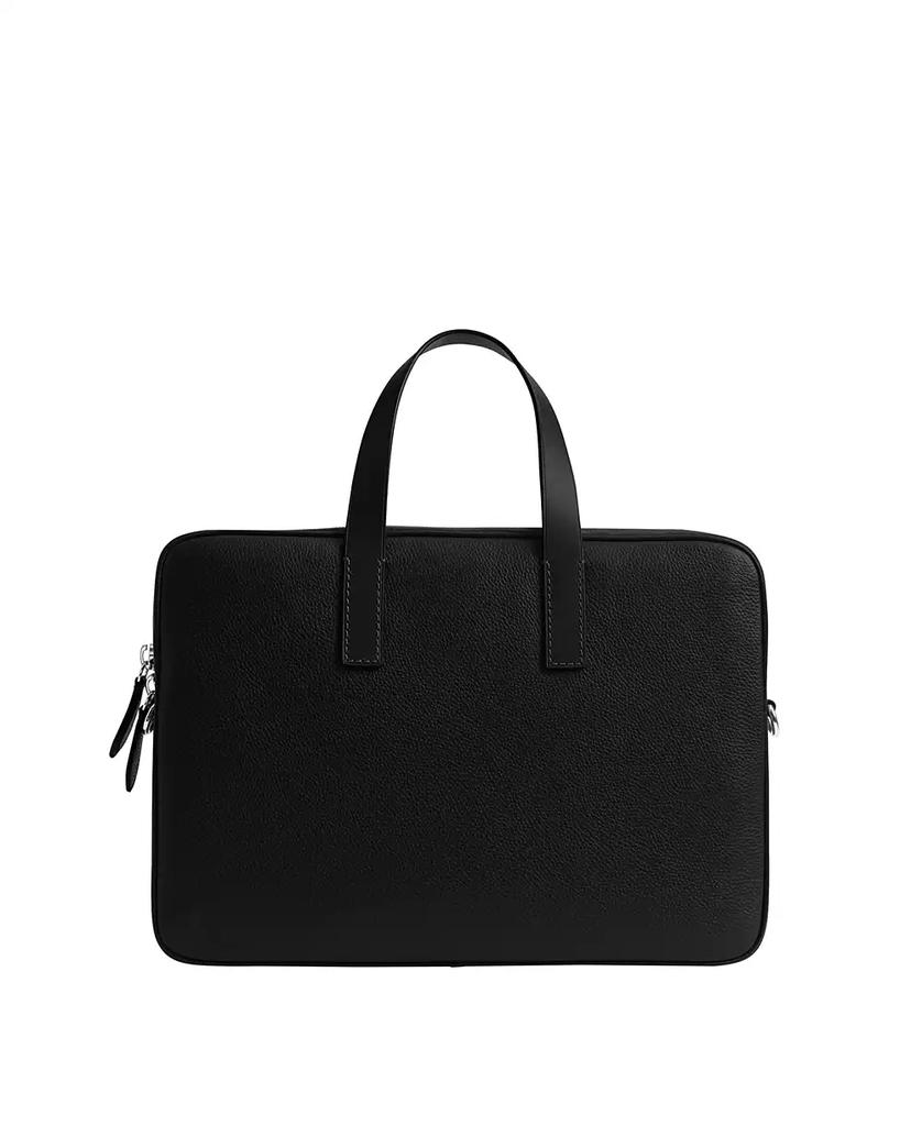 Coach Men's Carlyle Polished Pebble Brief Bag