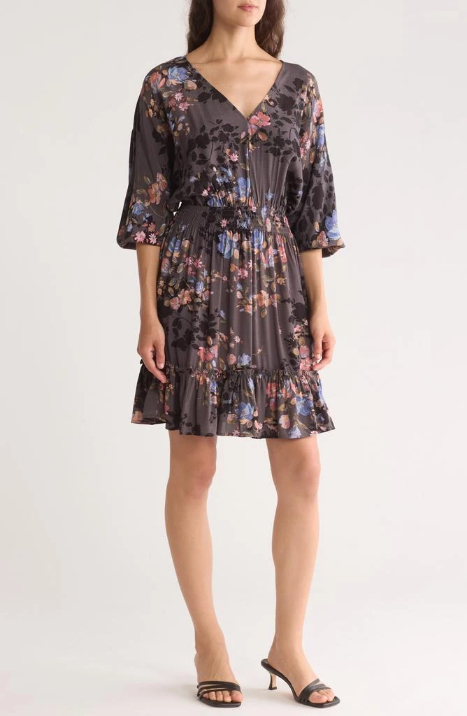 Lovestitch Shadow Floral Smocked Dress 1