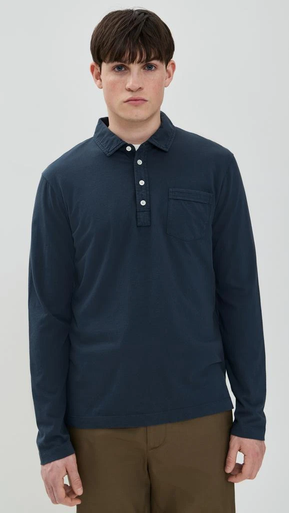 Billy Reid Long Sleeve Pensacola Polo 6