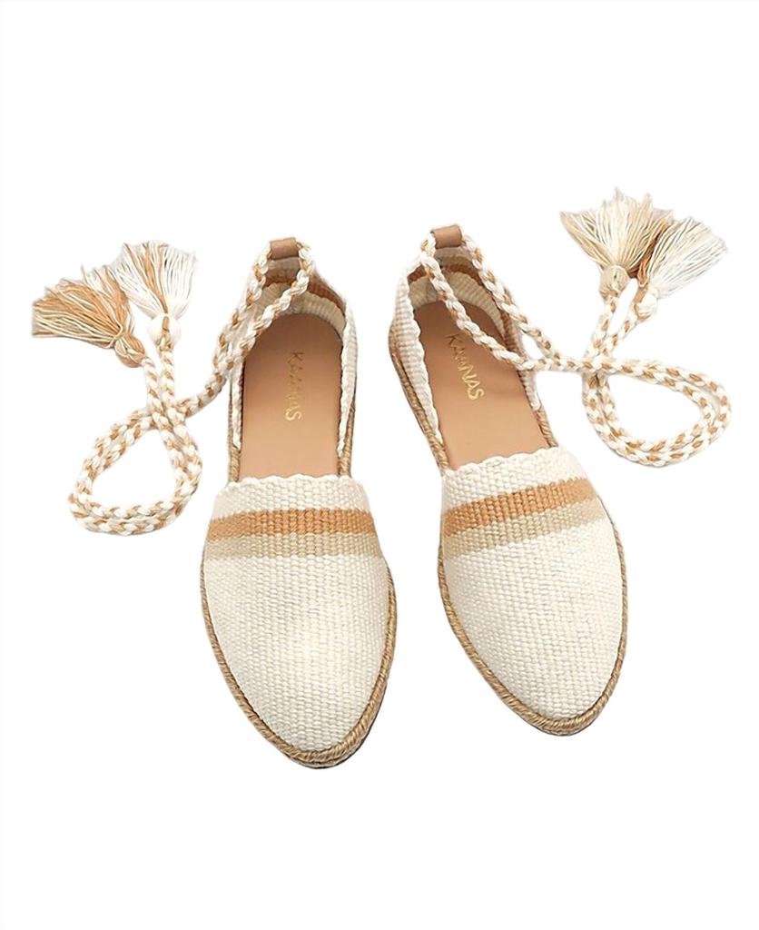 Kaanas Women's Taya Espadrille Sandals In Ivory