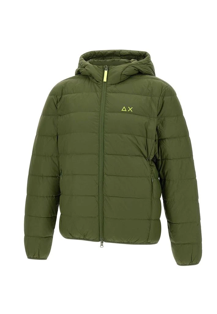 SUN 68 Sun 68 Logo Printed Hooded Padded Jacket 1