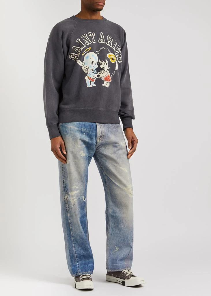 SAINT MXXXXXX Saint Aries printed cotton sweatshirt 4